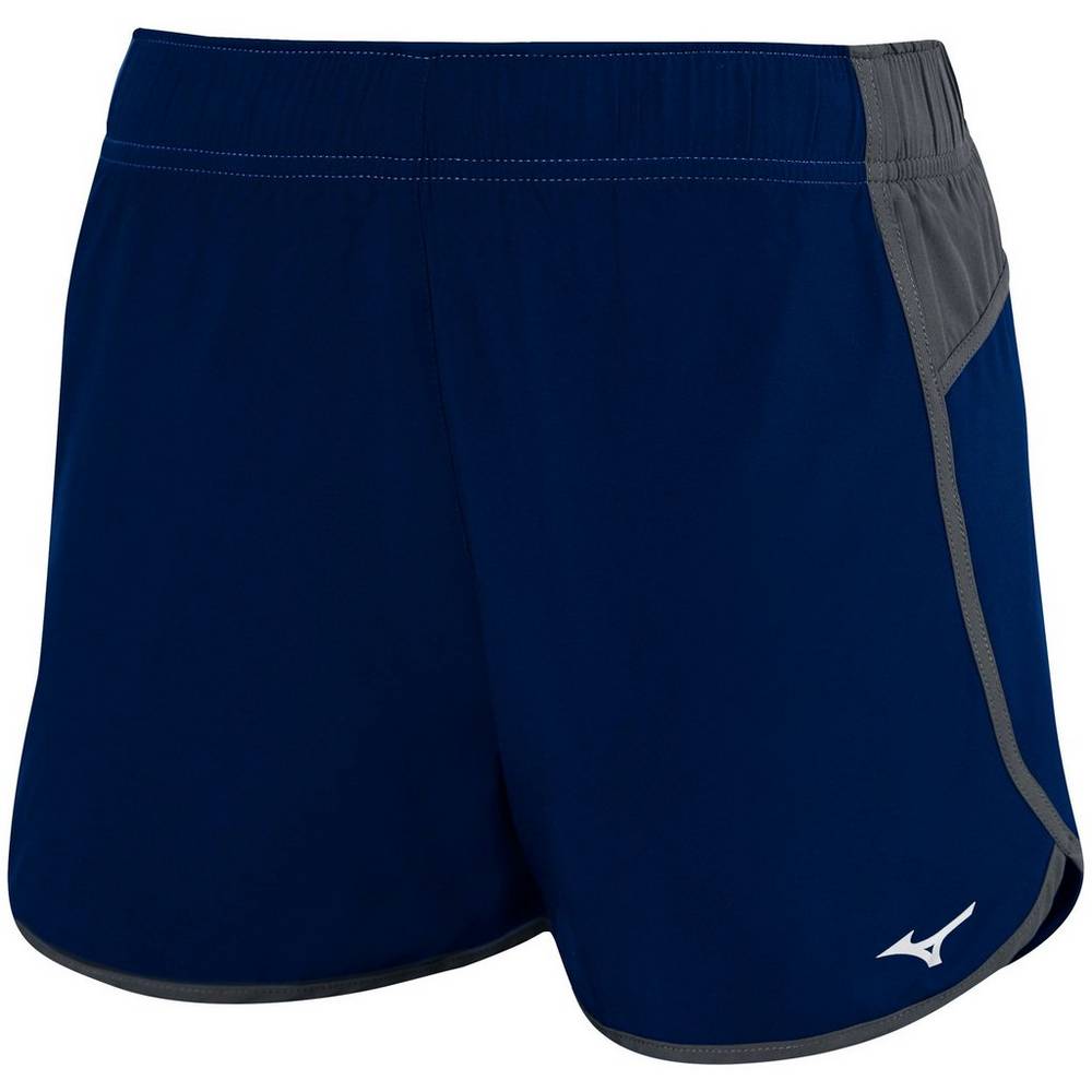 Pantalones Cortos Mizuno Voleibol Atlanta Cover Up Para Mujer Azul Marino/Grises 5367429-IZ
